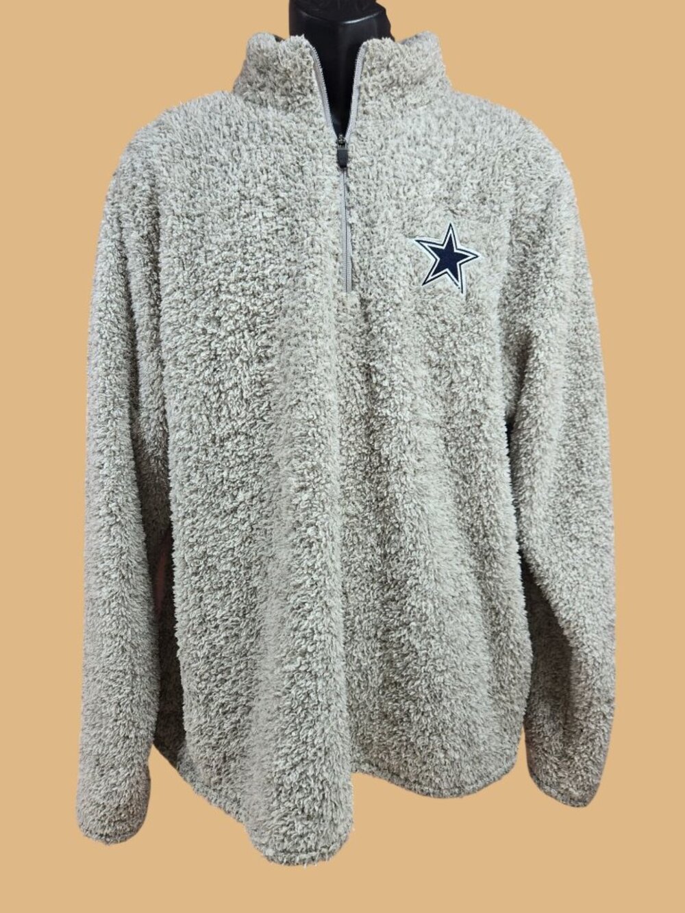 Dallas Cowboys Authentic Sherpa 1/4 Zip Jacket XL